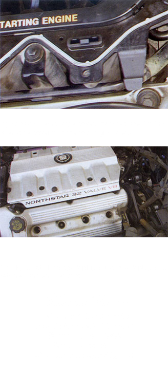 ﷯ If you had an early style cover, try to replace it with a later style cover with the round grommets. ﷯ Finally, reinstall the spark plug wires, spark plug wire retainer, and air inlet duct. Allante Source ﷯